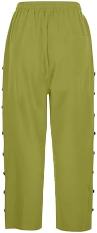 Premium Linen Crop Pants for Women
