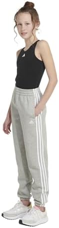 Adidas Power Girls Cotton Fleece Joggers Premium Cotton Fleece Overtime Tested