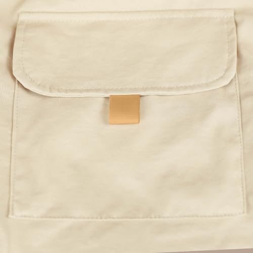 Xiaojmake Mens Cotton Linen Cargo Shorts
