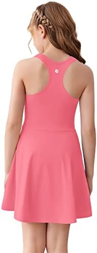 Haloumoning Girls Racerback Tennis Dress
