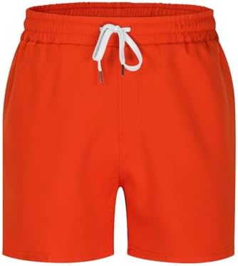 Refreshing 5-Inch Lightweight Drawstring Athletic Shorts for Men