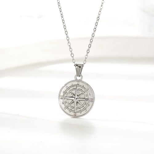 To My Son Compass Necklace Gift Box