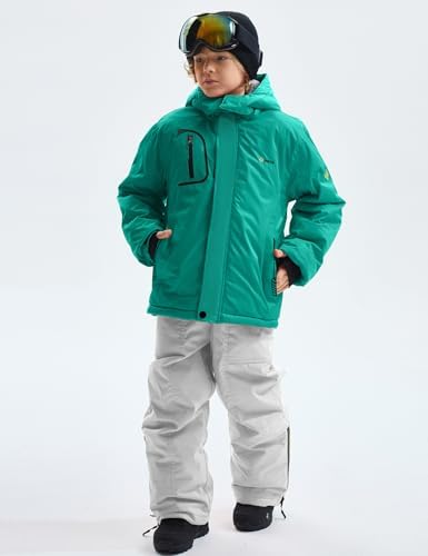 GEMYSE Boys Waterproof Ski Jacket