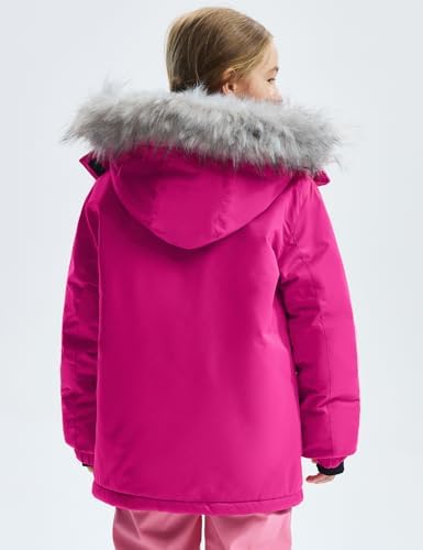 GEMYSE Girls Winter Waterproof Ski Jacket
