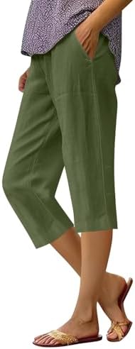 Lightweight Breathable Casual Womens Linen Pants