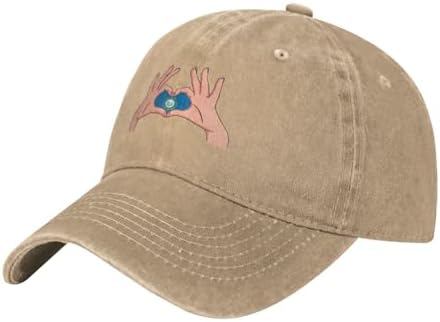RTATBY Holding A Heart Flag Baseball Cap