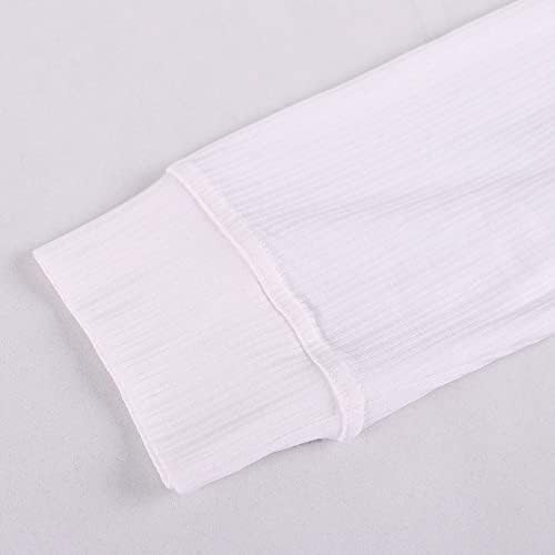 Mens Thermal Long Sleeve Nightwear Pajamas with Knit Fit