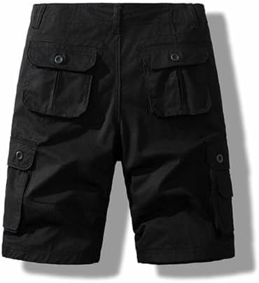 Xiaojmake Mens Cargo Workout Shorts Camo Design Elastic Waist Multiple Pockets