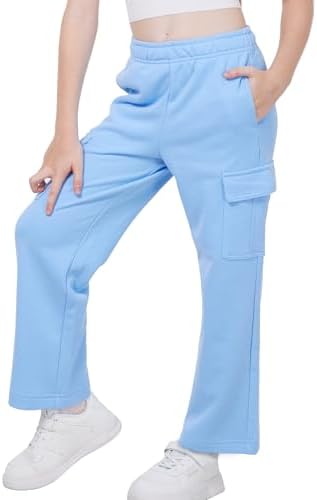 WULFUL Girls Cargo Sweatpants Fleece Lined-Full Review
