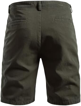 Casual Trendy Mens Cotton Shorts for Golf Fishing Outdoor Outfits