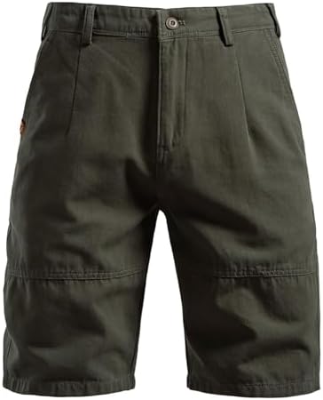 Casual Trendy Mens Cotton Shorts for Golf Fishing Outdoor Outfits