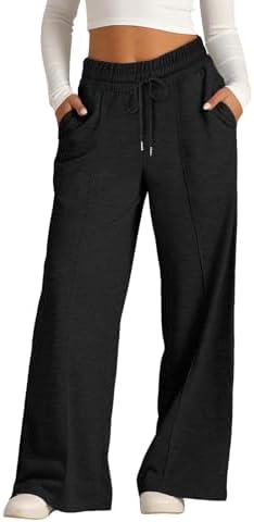 Comfortable High Waist Jogger Sweatpants for Girls Kids