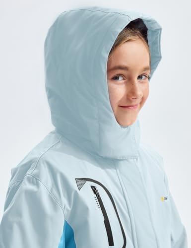 GEMYSE Girls Waterproof Ski Jacket Fleece
