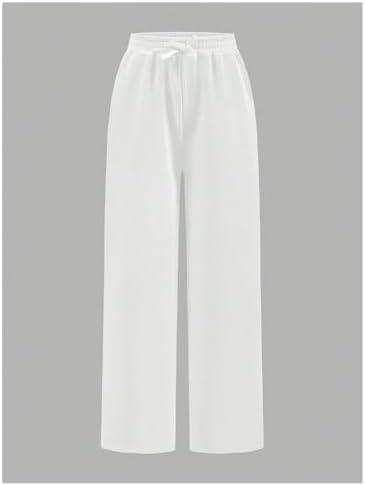 Floerns Girls 2 Pcs Elastic Waist Wide Leg Athletic Running Sweatpants