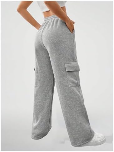 Girls Elastic Waist Casual Cargo Pants