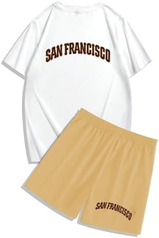 Mens Two-Piece Casual Shorts Outfits statements and comfort