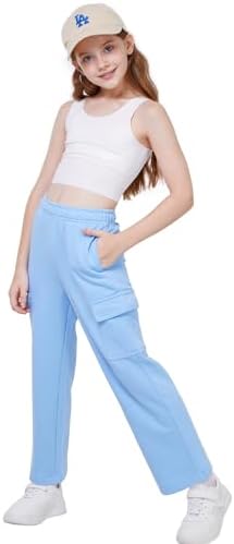 WULFUL Girls Cargo Sweatpants Fleece Lined-Full Review