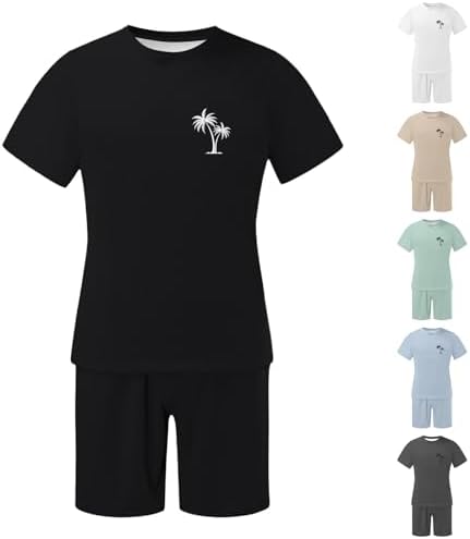 Men Workout Beach Outfits 2025 Summer Set