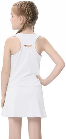 Girls Tennis Golf Dress Set with Built In Shorts