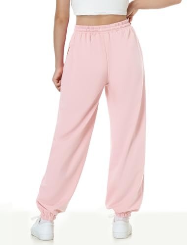 EXARUS 3 Pack Girls Letter Graphic Print Sweatpants with Pockets