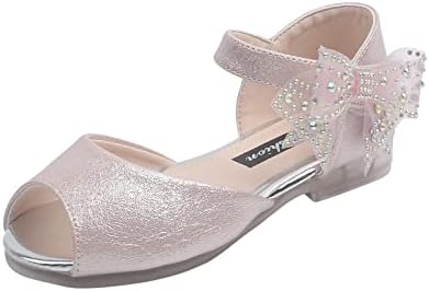Cute Princess Slip-On Sandals for Kids Soft Comfortable