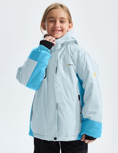 GEMYSE Girls Waterproof Ski Jacket Fleece