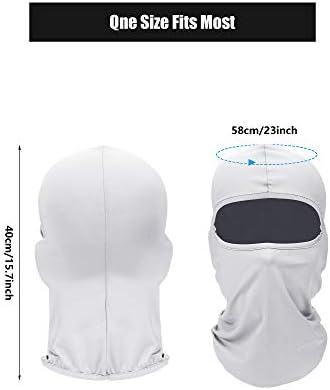 9-Piece Balaclava Ski Mask Set for Men - UV Protection Wind Resistance