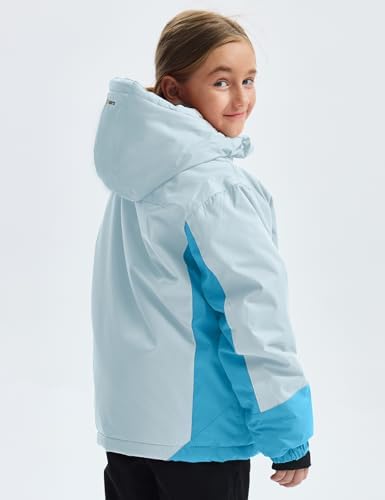 GEMYSE Girls Waterproof Ski Jacket Fleece