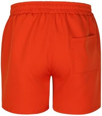 Refreshing 5-Inch Lightweight Drawstring Athletic Shorts for Men