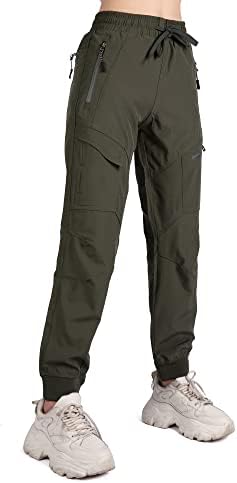 Singbring Womens Athletic Hiking Cargo Joggers Pants