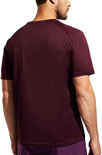Haimont Mens moisture-wicking crew-neck t-shirt with reflective logo