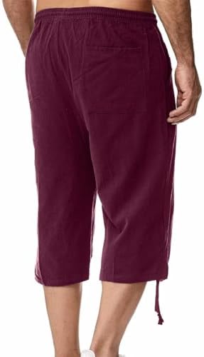Premium Cotton Linen Shorts for Men - Casual Bottoms