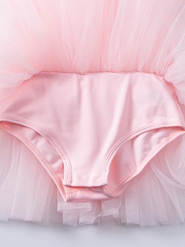 Fluffy Ballet Leotard for Toddlers Girls 1-7Y