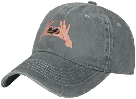 Holding A Heart United States Baseball Cap