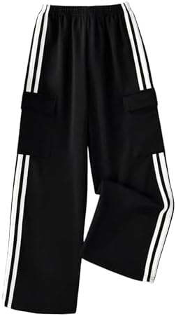 SHENHE Girls Comfortable Cargo Sweatpants