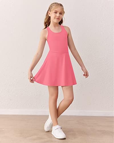 Haloumoning Girls Racerback Tennis Dress