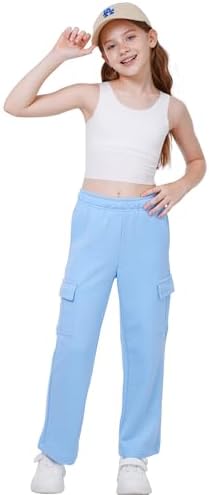 WULFUL Girls Cargo Sweatpants Fleece Lined-Full Review