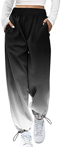 Sleek Christmas Pants High Waisted Drawsstring for Women