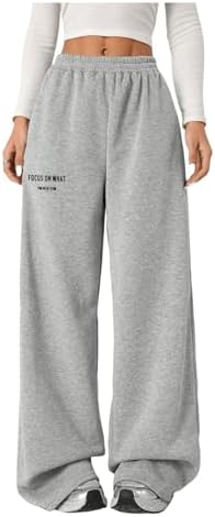 Girls Baggy Elastic Wide Leg Sweatpants