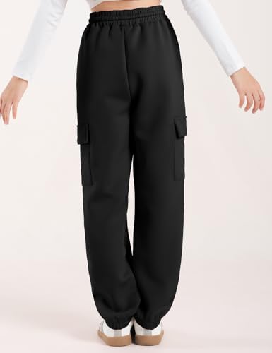 Trendy Slim Fit Girls Cargo Joggers
