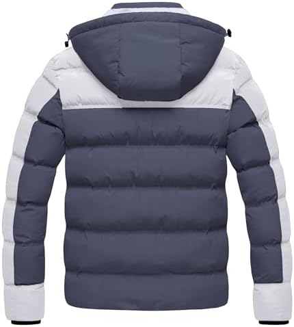 Mens Puffer Jacket Waterproof Winter Parka
