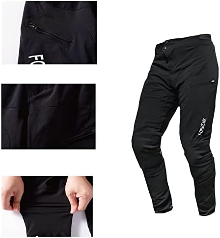 FORBEMK Boys Youth Mountain Bike Pants Comfy Quick-Dry