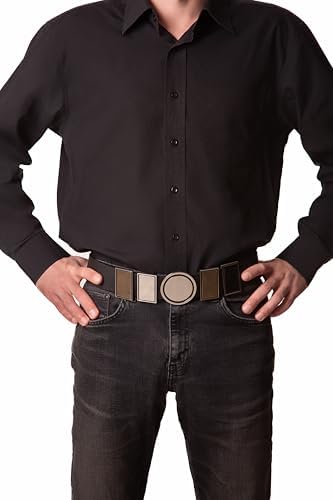 Silver Square Costume Belt