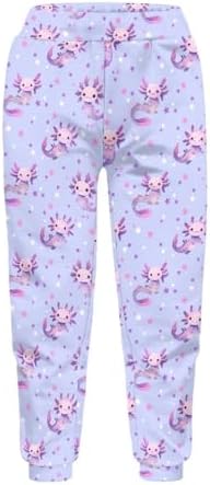 Eheartsgir Girls Joggers Pants with Pockets - Lightweight Active Sweatpants for Kids