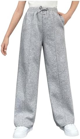 GORGLITTER - Comfortable Stylish Wide Leg Sweatpants for Girls