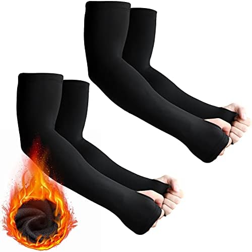 Thermal Arm Sleeves for Cycling Mens Winter Warmers