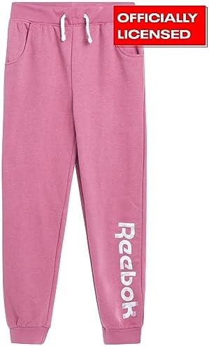 Reebok Girls Sweatpants Style Comfort Cargo Joggers Active Fleece