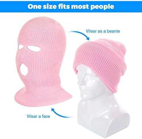 3-Hole Ski Mask Cover Winter Balaclava for Outdoor Sports