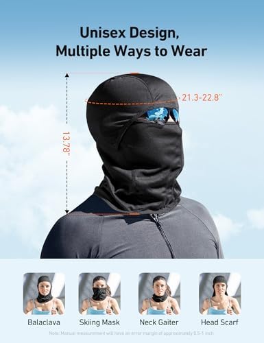 Keep Your HeadProtected UV-Blocking Ski Mask for Skiing Hiking