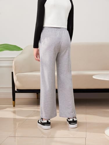 SHENHE Girls Straight Leg Low Rise Loose Sweatpants Workout